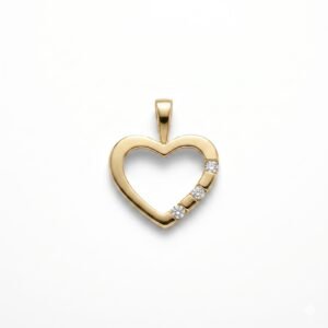 תליון Side-Sparkle Heart