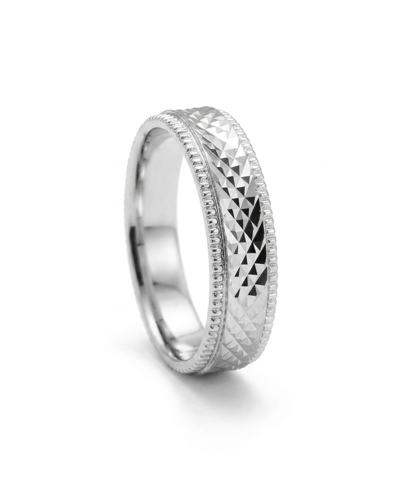 טבעת נישואין "דיאמונד קאט" (Diamond-Cut Band) טבעות נישואים, כללי